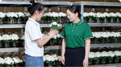 fábrica de flores artificiales