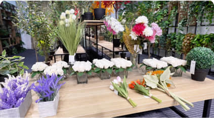 proveedor de flores artificiales