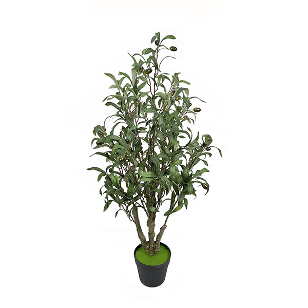 Olivo artificial - Los olivos tienen ramas rojas