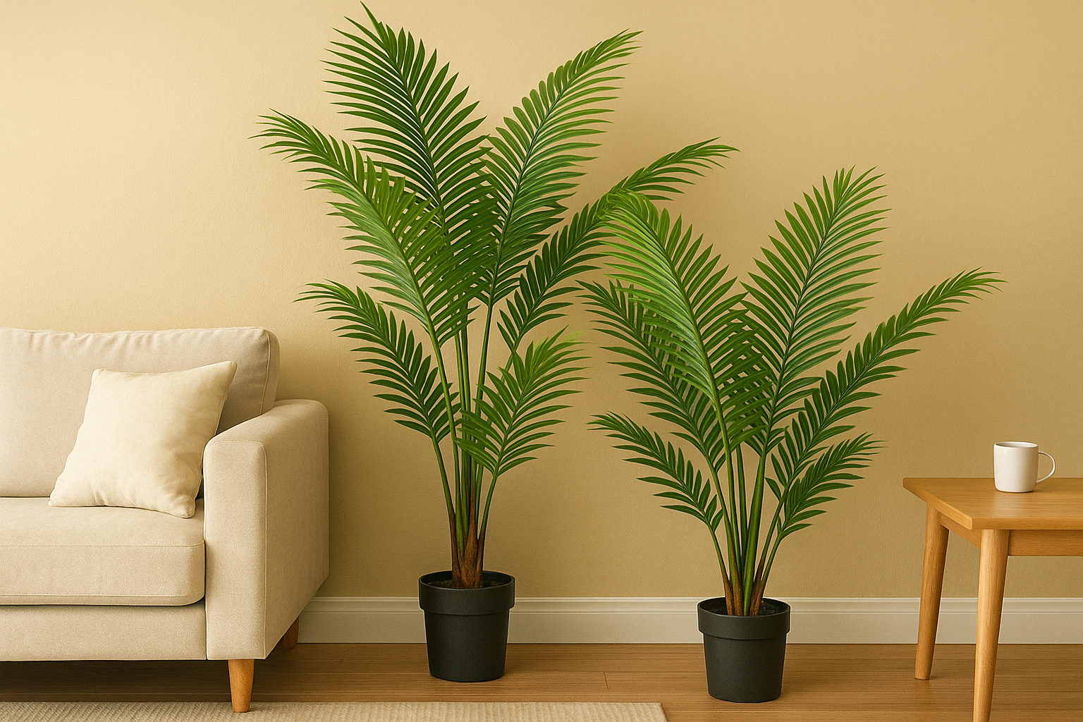El trópico en casa: Por qué las palmeras artificiales son la última tendencia en diseño de interiores