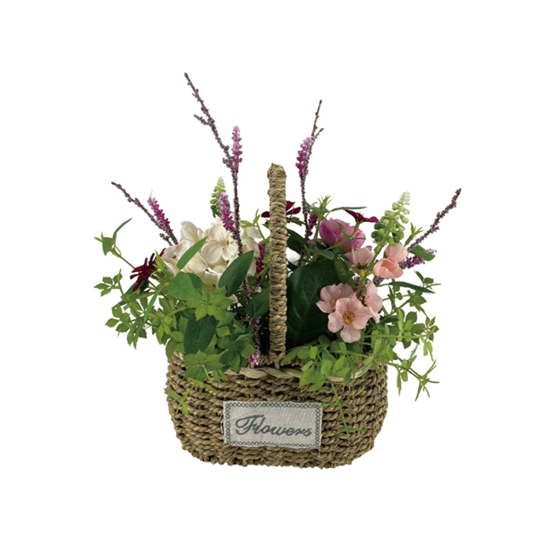 Fiori artificiali in vaso